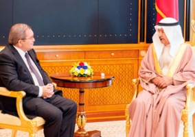 THE PRIME MINISTER OF BAHRAIN EXPRESSED SATISFACTION WITH THE POWER OF RELATIONS WITH RUSSIA
