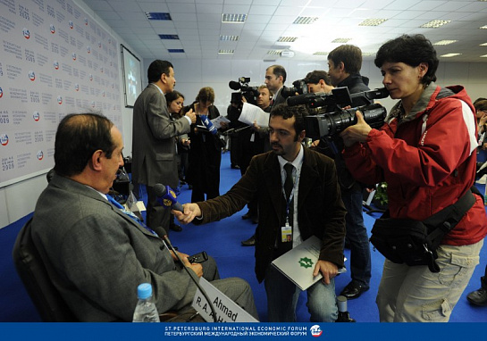 "St.Petersburg International Economic Forum, ""Russian-Arab World Business Dialogue"" Discussion"