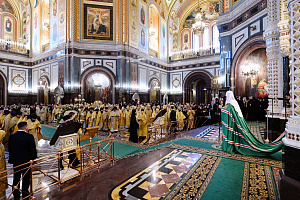 Solemn reception for the XI enthronement anniversary of the Patriarch of Moscow and all Rus Kirill