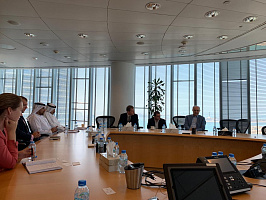Working meeting at Abu Dhabi Investment Authority